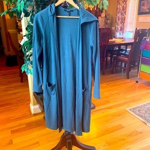 New Forever 21 size s long cardigan with hood